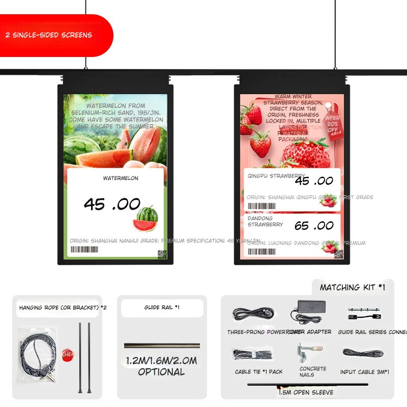 Buy AOKIA Smart LCD Colour Screen Electronic Price Tag for Supermarket ...